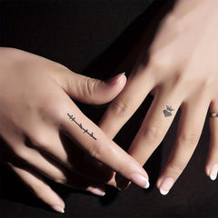 4 Sheets A4 Tattoo Stencils, Red Tattoo Dye, Semi-permanent, Men & Women