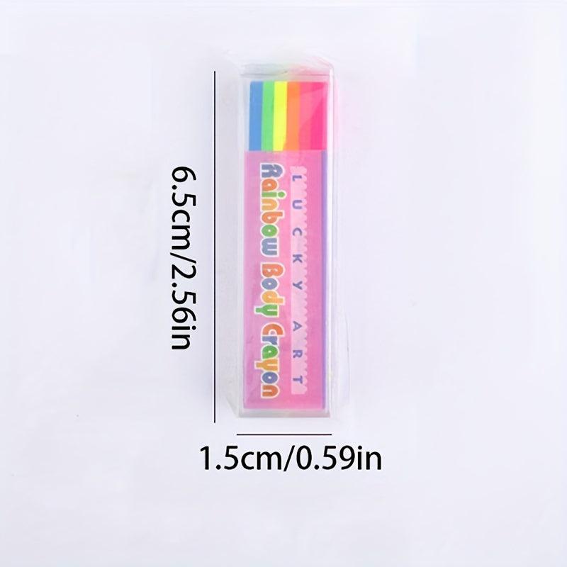 Disposable Tattoo Painting Stick Rainbow Face Body Painting Waterproof