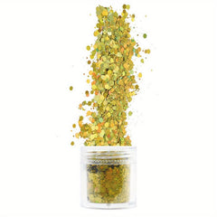 Nail Powder Sequins 7g Bottle Holographic Glitter Powder Mix Manicure Kit