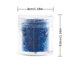 Nail Powder Sequins 7g Bottle Holographic Glitter Powder Mix Manicure Kit