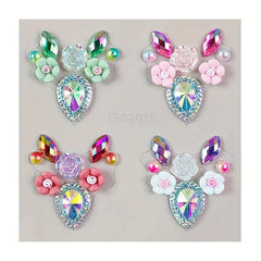 Eyebrow Heart Rhinestone Gem Stickers Rainbow Eye Makeup Drill