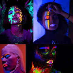 UV Water Activated Eyeliner Neon Light Glow In The Dark Face Body Paint