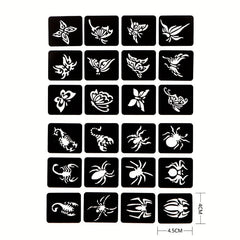 Animal Personality Tattoo Stencil & Dye Paste Set
