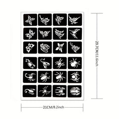 Animal Personality Tattoo Stencil & Dye Paste Set