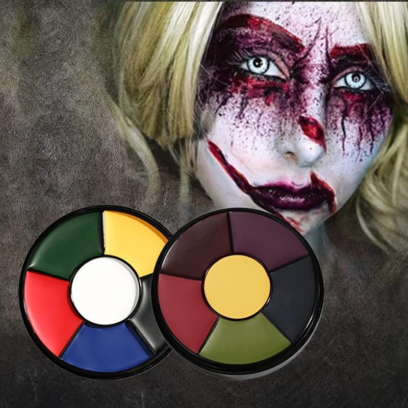 6 Paint Palette Halloween Stage Drama Body Painting Pigment