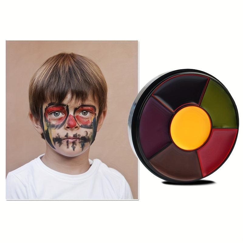 6 Paint Palette Halloween Stage Drama Body Painting Pigment