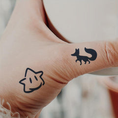 Hollow Tattoo Stencil & Dye Paste - Personality Flower Pattern