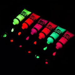 8 Fluorescent Face Paint Cream Set Halloween Performance Body Painting Pigment