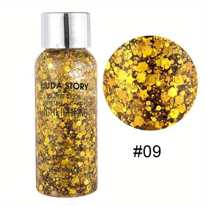 Mermaid Scale Body Gel Face Body Sequin Liquid Eyeshadow