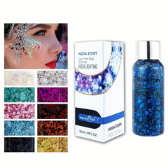 Mermaid Scale Body Gel Face Body Sequin Liquid Eyeshadow
