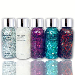 Mermaid Scale Body Gel Face Body Sequin Liquid Eyeshadow