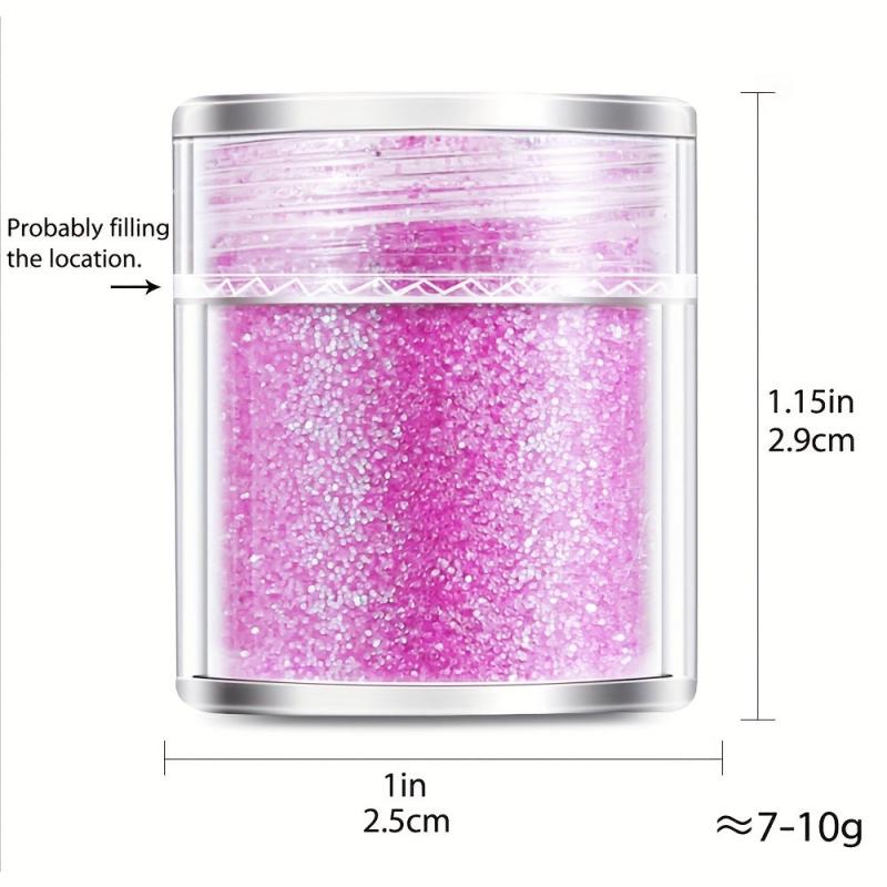 12 Colors Mixed Sequins Eye Face Lip Body Nail Stickers Golden Glitter Powder