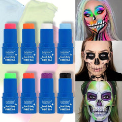 Halloween 8 Body Paint Cream Green Fluorescent Stick