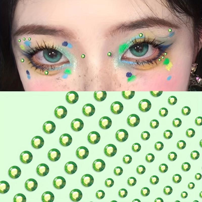 144pcs Makeup Face Stickers Jewelry Stage Makeup