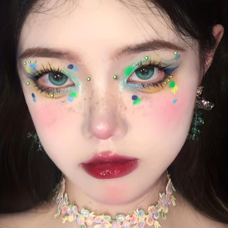 144pcs Makeup Face Stickers Jewelry Stage Makeup