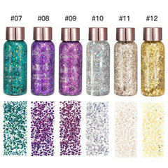 Metallic Glitter Eyeshadow and Body Glitter Long Lasting