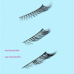 3 Pairs Anime Lashes Natural Crisscross Manga Lashes Mixed Style
