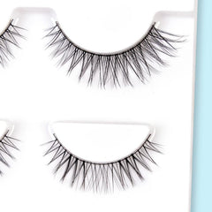 3 Pairs Anime Lashes Natural Crisscross Manga Lashes Mixed Style