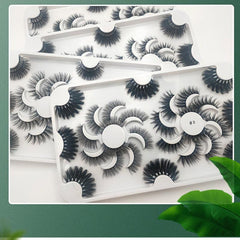 18 Pairs 8D Faux Mink Hair False Eyelashes Natural Thick Curling Easy Wearing