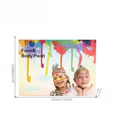 Body Paint Set Face Paint For Halloween Makeup Stage Circus Ball Games