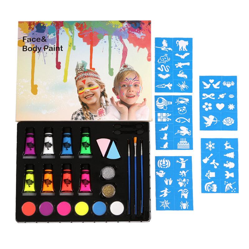 Body Paint Set Face Paint For Halloween Makeup Stage Circus Ball Games