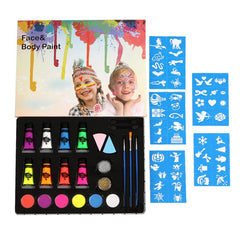 Body Paint Set Face Paint For Halloween Makeup Stage Circus Ball Games