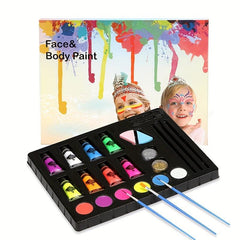 Body Paint Set Face Paint For Halloween Makeup Stage Circus Ball Games