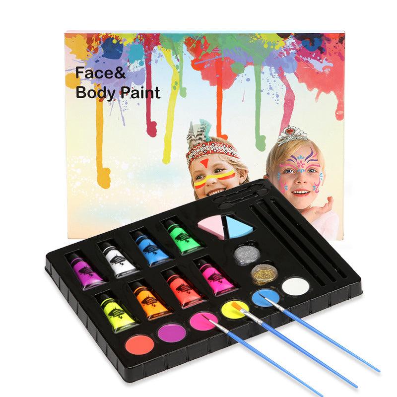 Body Paint Set Face Paint For Halloween Makeup Stage Circus Ball Games