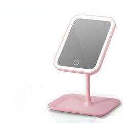 Three Touch Square Vanity Mirror Square LED Makeup Mirror