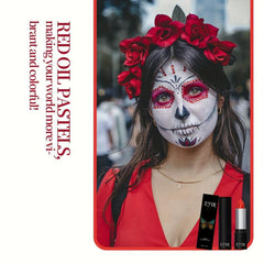 Halloween Face Paint Stick Red Base Monochrome Body Painting Paste
