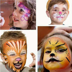 10ml UV Fluorescent Face Paint Paste Set