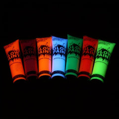 10ml UV Fluorescent Face Paint Paste Set