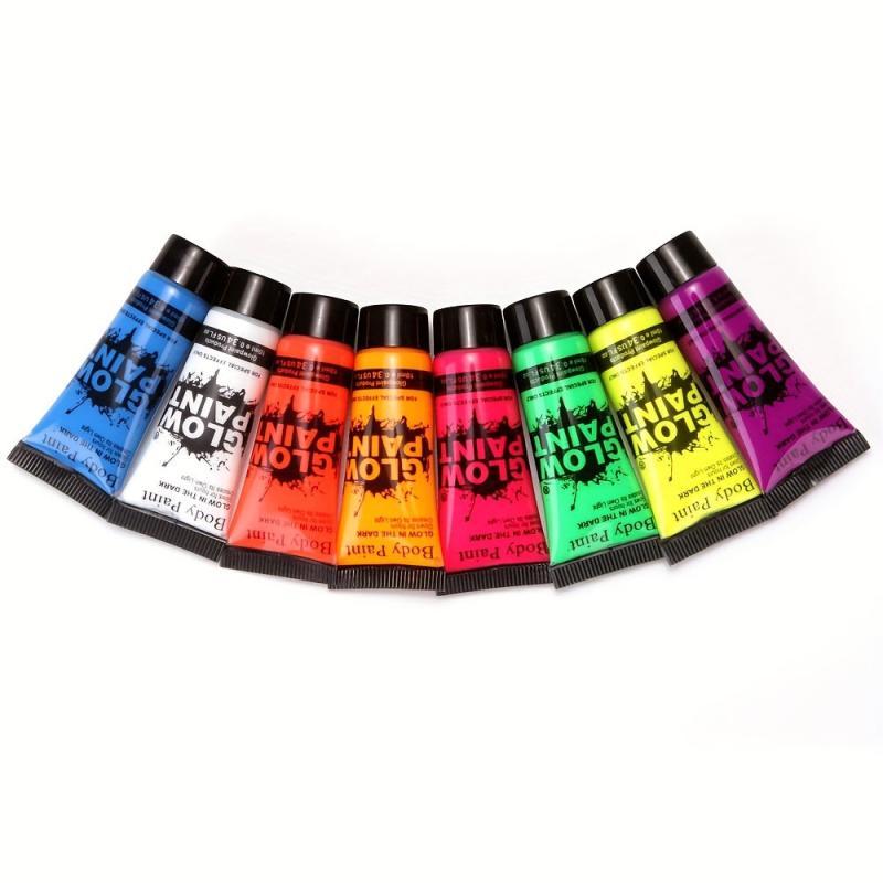 10ml UV Fluorescent Face Paint Paste Set
