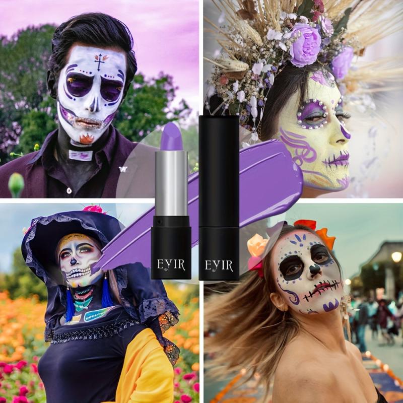 Halloween Purple Stick Face Paint Body Monochrome Base