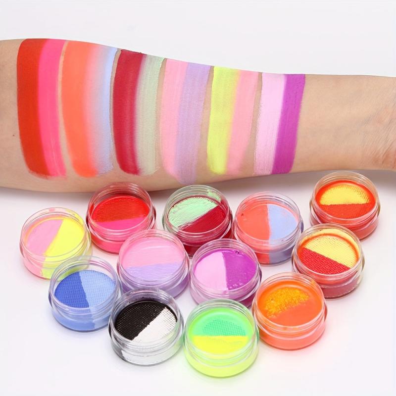 24 Color Body Paint Set 10g Bottles - Halloween Makeup