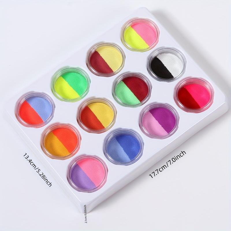 24 Color Body Paint Set 10g Bottles - Halloween Makeup