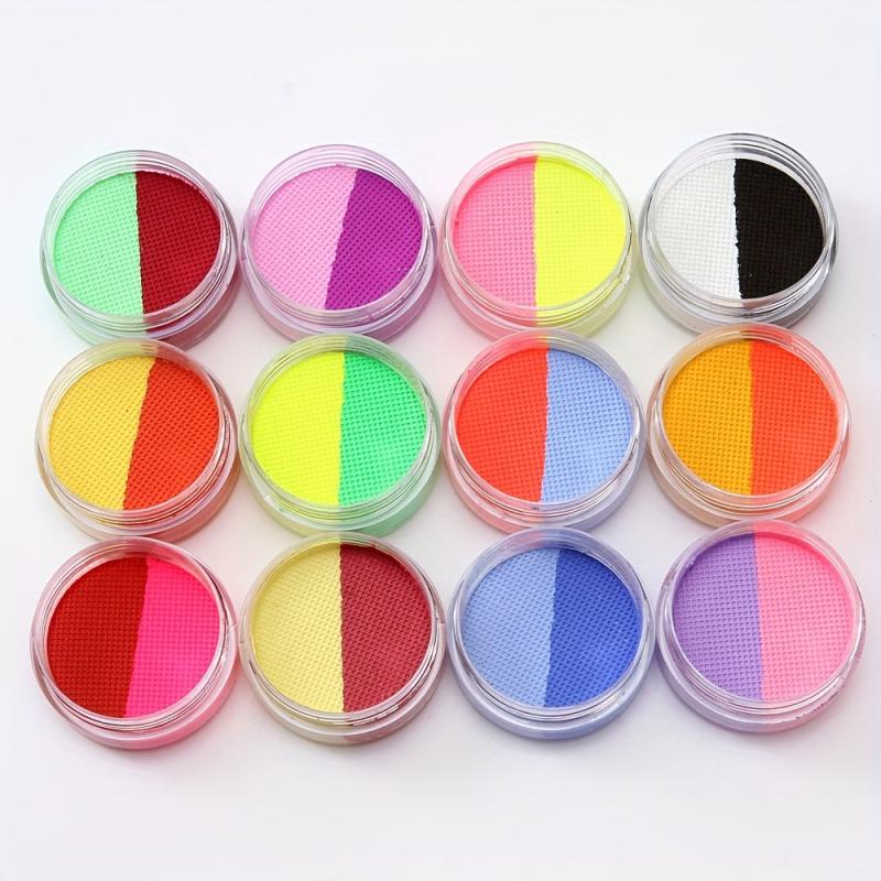 24 Color Body Paint Set 10g Bottles - Halloween Makeup