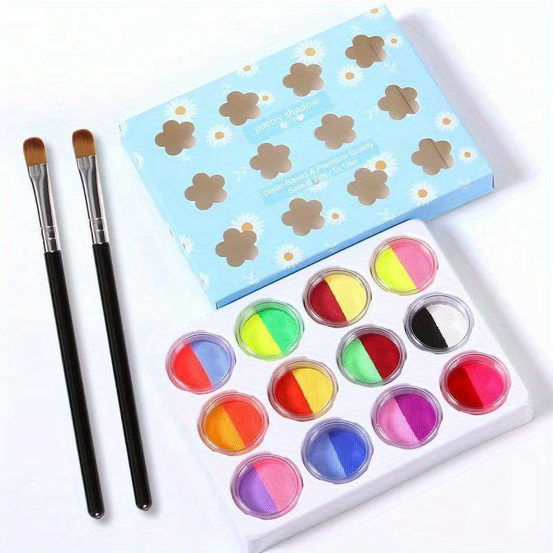 24 Color Body Paint Set 10g Bottles - Halloween Makeup