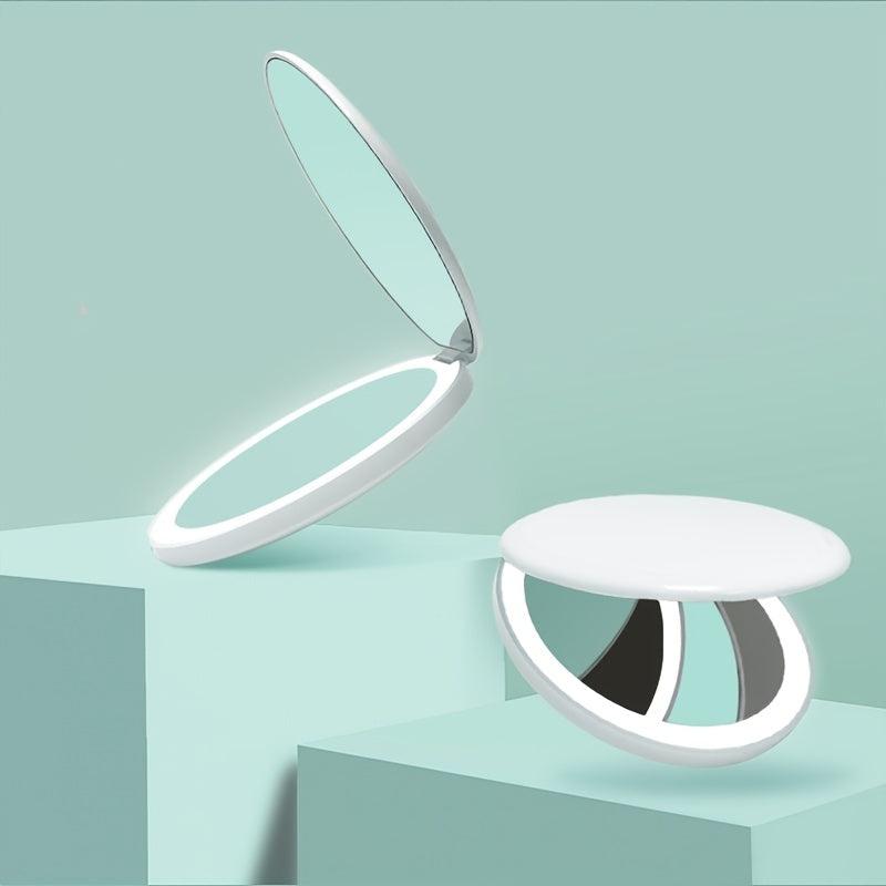 Portable LED Makeup Mirror with Light