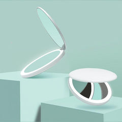 Portable LED Makeup Mirror with Light