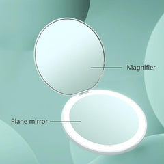 Portable LED Makeup Mirror with Light