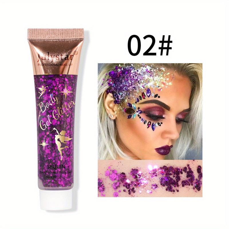 Sequin Gel Face Body Lip Eye Shadow Polarized Stage Makeup