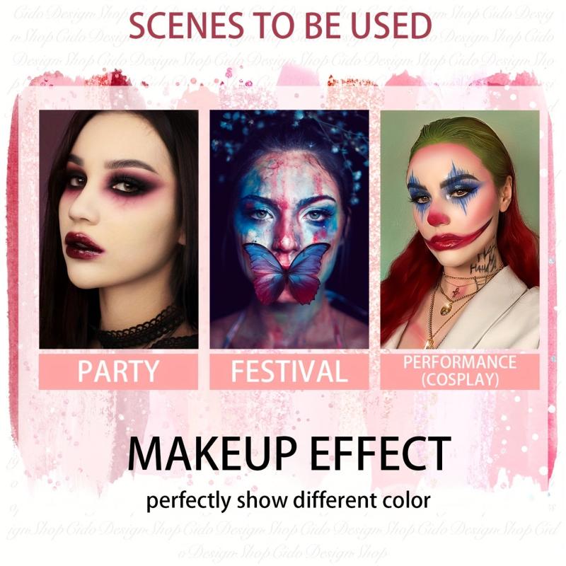 26 Colors Pro Face Paint Palette - Non Toxic, Long Lasting, Hypoalljsonergenic