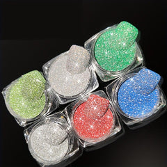 Glitter Lip Gloss Set Nail Powder Mirror Nail Glitter Powder