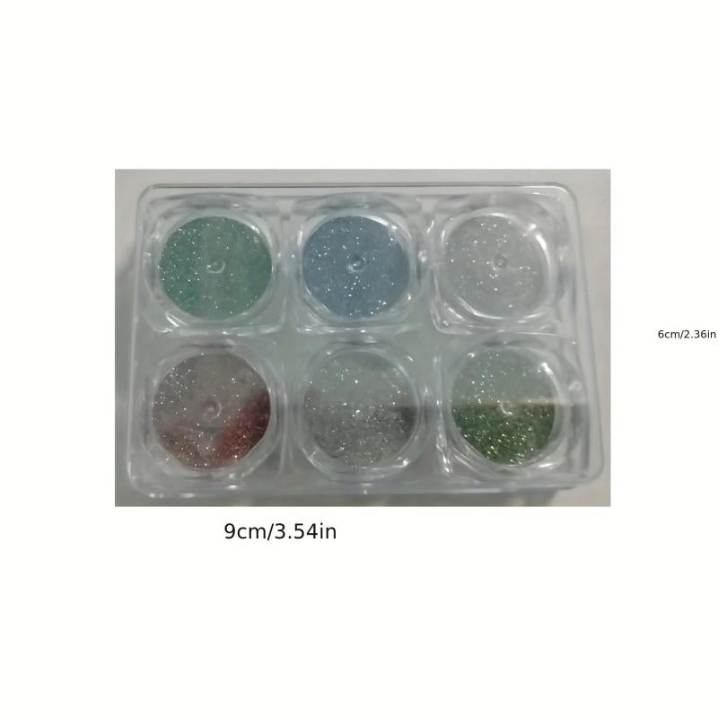 Glitter Lip Gloss Set Nail Powder Mirror Nail Glitter Powder