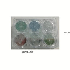 Glitter Lip Gloss Set Nail Powder Mirror Nail Glitter Powder