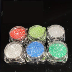 Glitter Lip Gloss Set Nail Powder Mirror Nail Glitter Powder