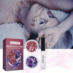Sequins Face Paint Halloween Makeup Glitter Nail Art