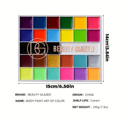 26 Colors Facial And Body Paint Long Lasting Waterproof Skin Friendly DIY