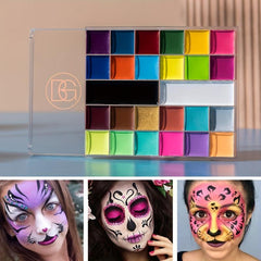 26 Colors Facial And Body Paint Long Lasting Waterproof Skin Friendly DIY